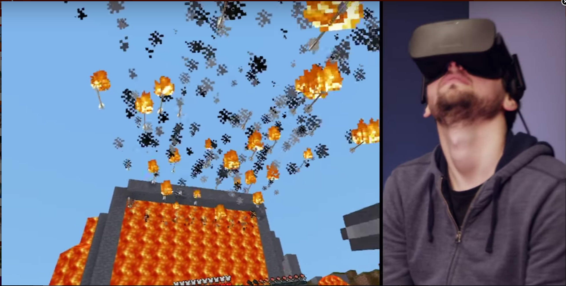 Minecraft nu beschikbaar op Oculus Rift (virtual reality)