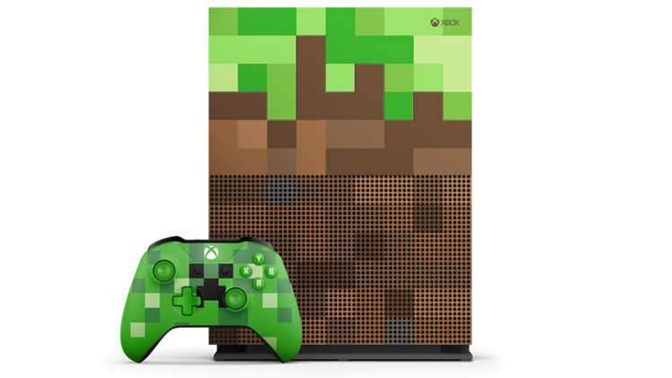 Custom Minecraft Xbox One S bekend gemaakt